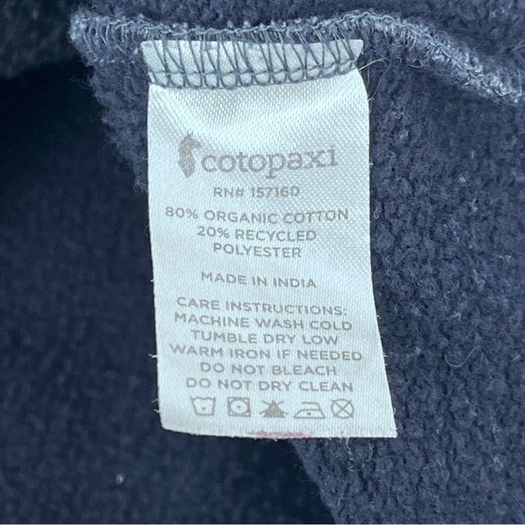 Cotopaxi Men's Organic Cotton Blend Do Good Spell Out Pullover Hoodie Size M - Picture 11 of 12